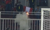 Sự cố cháy trên sân Thống Nhất không phải do... pháo sáng