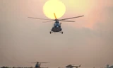 Phi đội trực thăng đón ánh bình minh