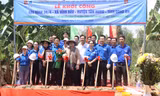 Tỉnh Đoàn Long An khởi công xây dựng cầu Kênh 30/4 
