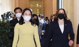Phó Chủ tịch nước Võ Thị Ánh Xuân tiếp Phó Tổng thống Mỹ Harris