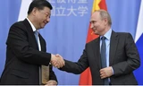 Chủ tịch Trung Quốc Tập Cận Bình và Tổng thống Nga Vladimir Putin. (Ảnh: Getty)