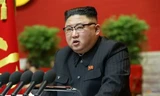 Ông Kim Jong Un khai mạc đại hội của đảng. (Ảnh: Reuters)