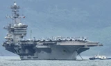 Tàu sây bay Mỹ USS Theodore Roosevelt. (Ảnh: US Navy)
