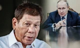 Tổng thống Philippines Rodrigo Duterte gọi ông Putin là "anh hùng yêu thích" của mình. (Ảnh: Getty Images)