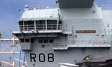 Trên tàu sân bay HMS Queen Elizabeth. (Ảnh: UK Navy)