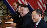 Chủ tịch Triều Tiên Kim Jong Un trong một cuộc họp. (Ảnh: KCNA)