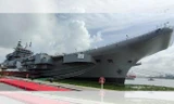 Tàu sân bay INS Vikrant của Ấn Độ. (Ảnh: Print)