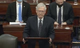 Ông Mitch McConnell, lãnh đạo đảng Cộng hòa tại Thượng viện Mỹ. (Ảnh: AP)