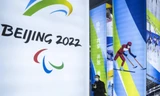 Một trung tâm triển lãm của Olympic Bắc Kinh 2022. (Ảnh: Bloomberg)