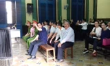 Các bị cáo vụ VN Pharma tại tòa sáng 29/6. Ảnh: Tân Châu