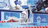 Ánh Viên 8 lần phá kỷ lục tại SEA Games 2015, đi vào lịch sử Đại hội Thể thao Đông Nam Á với tư cách đoạt 8 HCV trong một kỳ Đại hội. Ảnh: VSI