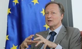 Đại sứ, Trưởng Phái đoàn Liên minh châu Âu (EU) tại Việt Nam Bruno Angelet. Ảnh: Như Ý