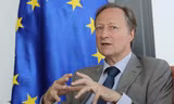 Đại sứ, Trưởng Phái đoàn Liên minh châu Âu (EU) tại Việt Nam Bruno Angelet. Ảnh: Như Ý