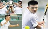 Những khoảnh khắc Lý Hoàng Nam tại giải trẻ Wimbledon 2015. Ảnh: Facebook Lý Hoàng Nam