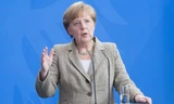 Thủ tướng Đức Angela Merkel đang thảo luận việc điều tra gián điệp Mỹ tại Đức hôm 10/7/2014. Ảnh: EPA