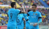 Bộ đôi Suarez-Naymar lập công giúp Barca giữ chắc ngôi đầu. Ảnh: GETTY IMAGES