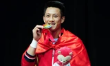 VĐV Wushu Trần Xuân Hiệp giành tấm HCV ngày 8/6. Ảnh: Anh Tuấn