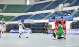 Các trận đấu ở giải futsal VĐQG luôn diễn ra trong cảnh vắng bóng khán giả. Ảnh: TSB