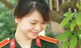Nữ học viên Học viện Kỹ thuật Quân sự. Ảnh: Nguyễn Minh