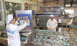 Dây chuyền sản xuất của Vinamilk.