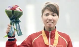 VĐV Bùi Thu Thảo hiện được xem là VĐV sáng giá nhất trong việc giành vé chính thức dự Olympic 2016 cho điền kinh Việt Nam. Ảnh: VSI