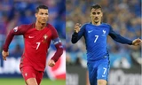 Griezmann (phải) hay Ronaldo sẽ là ông vua châu Âu đêm nay?