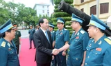 Chủ tịch nước thăm Quân chủng Phòng không - Không quân