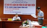Một buổi bảo vệ luận án tiến sĩ.