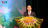 Chủ tịch nước Trần Đại Quang phát biểu tại lễ tuyên dương. Ảnh VOV