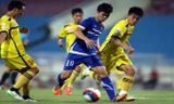 Công Phượng (10) trong trận U23 VN - Hải Phòng.