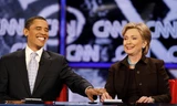 Tổng thống Mỹ Barack Obama và ứng viên tổng thống Hillary Clinton. Ảnh: CNN