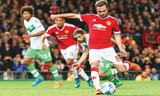Juan Mata góp công lớn trong chiến thắng của M.U rạng sáng qua ở vòng bảng Champions League. Ảnh: GETTY IMAGES