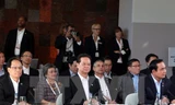 Thủ tướng Chính phủ Nguyễn Tấn Dũng dẫn đầu đoàn đại biểu Cấp cao Việt Nam tham dự hội nghị. Ảnh: TTXVN