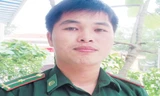 Thiếu úy Hà Hùng Mạnh. Ảnh: Duy Chiến