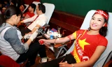 Ngày hội hiến máu tình nguyện “Chủ nhật Đỏ” lần thứ 7 được tổ chức thành công với 17.722 đơn vị máu. Ảnh: Như Ý