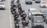 Diễu hành motor trước liveshow tưởng nhớ Trần Lập