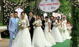 36 cặp đôi cưới tập thể tại công viên Bách Thảo Hà Nội