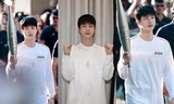 Jin BTS làm nên lịch sử tại Olympic Paris 2024, khoe diện mạo đẹp như tranh