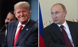 Tổng thống Mỹ đắc cử Donald Trump (trái) và Tổng thống Nga Vladimir Putin.