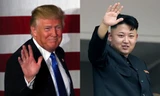 Ứng viên tổng thống Mỹ Donald Trump và nhà lãnh đạo Triều Tiên Kim Jong-un. Ảnh: AP