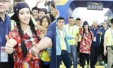 Phạm Băng Băng tại sự kiện marathon ở Vũ Hán