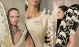 Schiaparelli gây sốc với thiết kế đầm dạ hội được tạo thành từ các bo mạch chủ