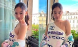 Jennie BLACKPINK "bỏ bùa" Tuần lễ thời trang Paris bằng đôi vai quá đẹp ở show Chanel