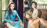 Khánh Ngọc đẹp hiện đại và gợi cảm với áo dài