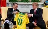 Tổng thống Brazil Bolsonaro có mối quan hệ tốt đẹp với Tổng thống Mỹ Trump. Ảnh: AP