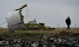 Hiện trường vụ rơi máy bay MH17. Ảnh: Sputnik