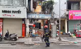 Đang cháy tại khu tập thể 11 Vọng Đức