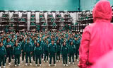 Những người chơi trong bộ phim sinh tồn nổi tiếng của Hàn Quốc "Trò chơi con mực". Ảnh: Netflix