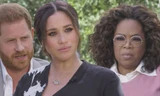 Nữ Công tước Xứ Sussex – Meghan Markle xuất hiện với đôi mắt ngấn nước trong cuộc phỏng vấn sắp được công bố của Oprah Winfrey. 