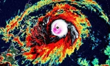 Hình ảnh vệ tinh siêu bão Surigae